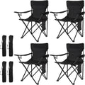 Damei century 4Pack Folding Camping Chairs, Portable for Beach, Lawn, Yard