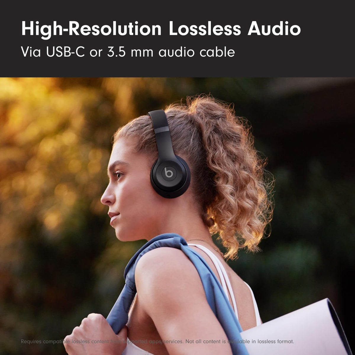 Beats Solo 4 - Wireless On-Ear Bluetooth Headphones, Up to 50-Hour Battery Life, Ultra-Lightweight Comfort, Powerful and Balanced Sound, Apple &