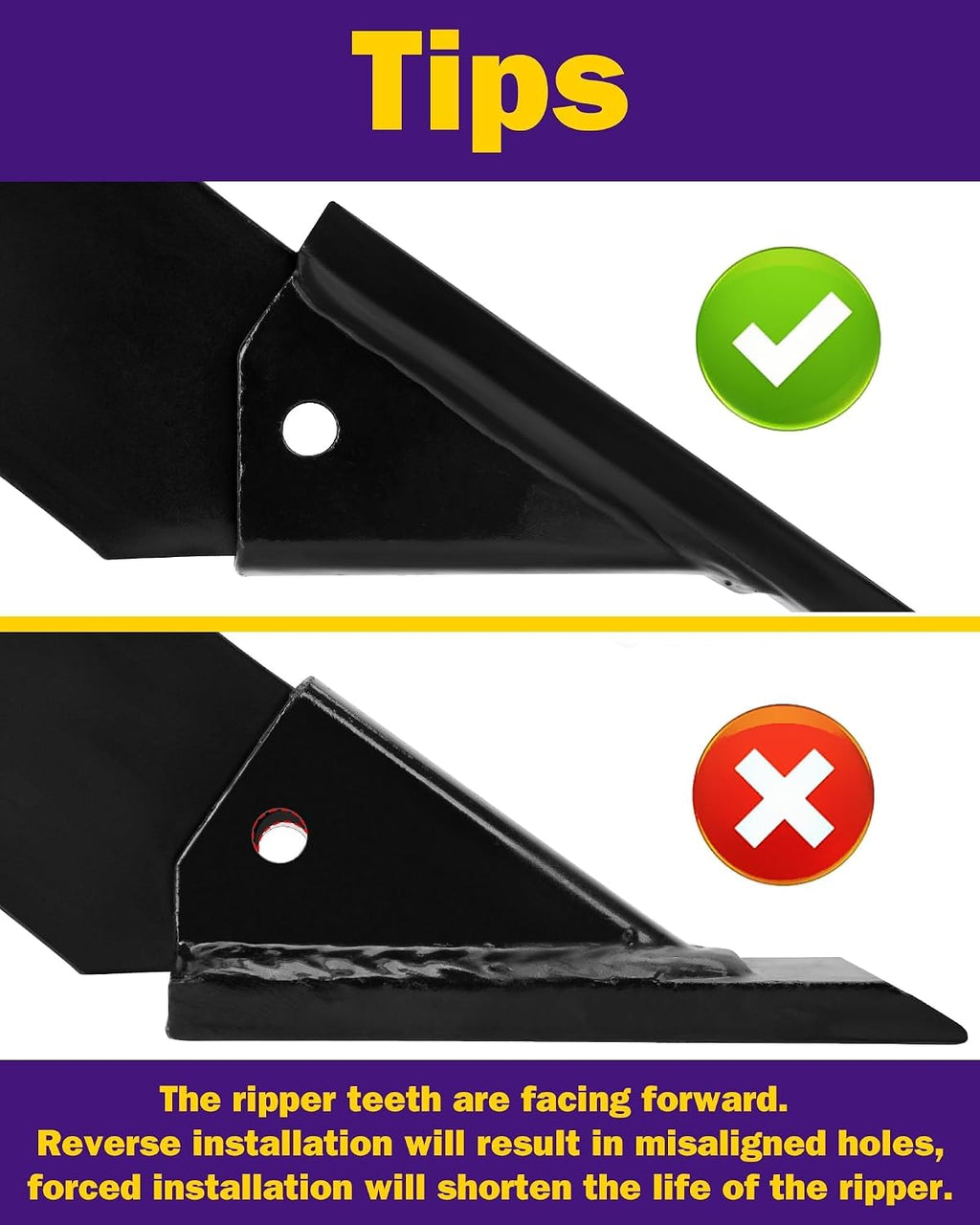 Hitch Mounted Trencher Fits 3 Point Hitch, Heavy Duty Subsoiler, Hitch Lawn Ripper for ATV/UTV Tractor, Updated Adjustable 16" Trenching Shank Plow