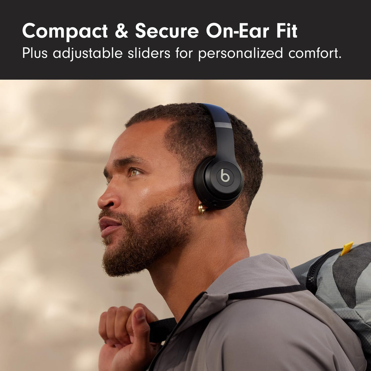 Beats Solo 4 - Wireless On-Ear Bluetooth Headphones, Up to 50-Hour Battery Life, Ultra-Lightweight Comfort, Powerful and Balanced Sound, Apple &