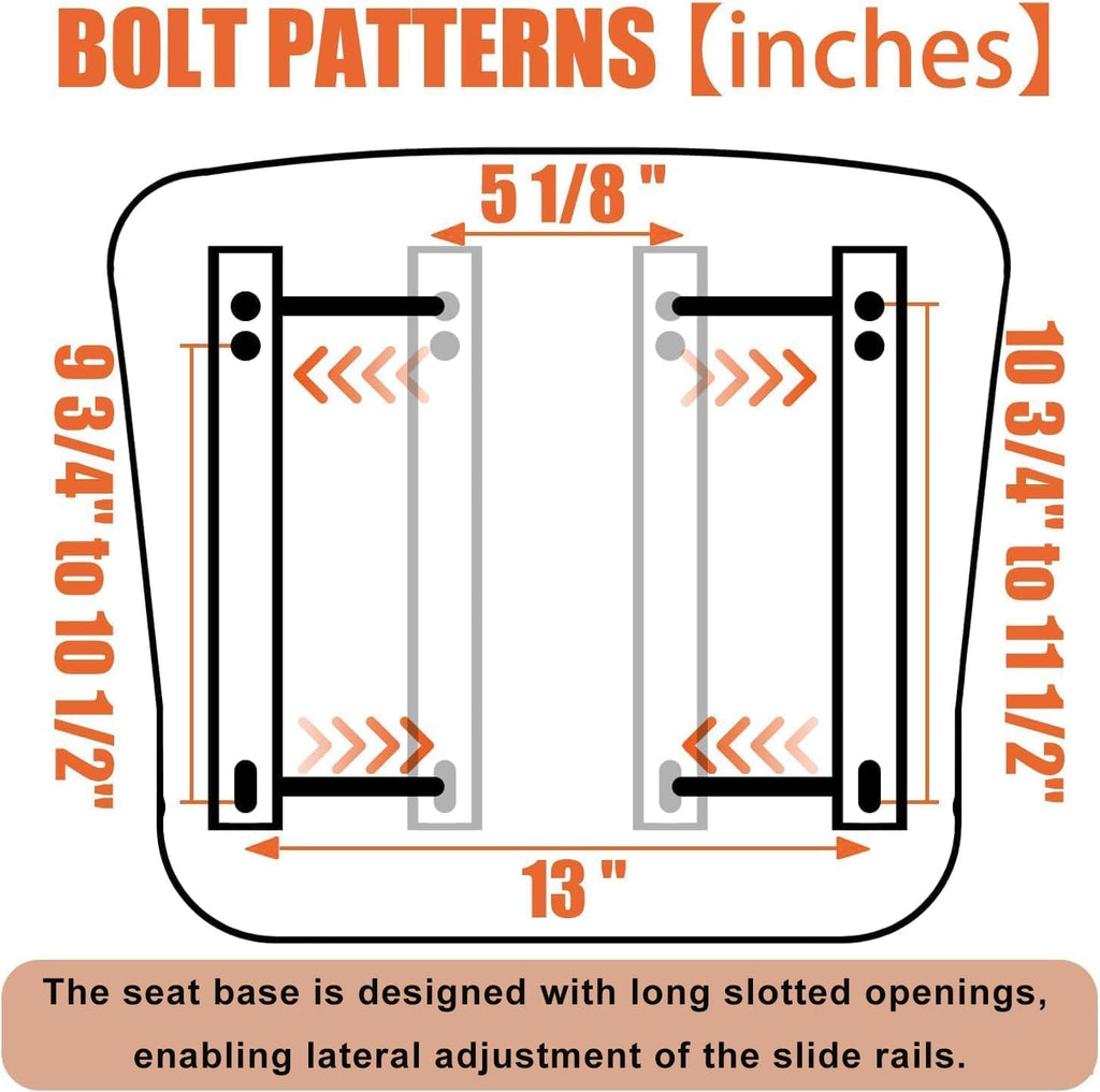 Universal Forklift Seat,Tractor Seat,with Micro Switch,Armrest and Safety Belt,for Tractor,Mower,Skid Loader,Telehandler,Backhoe,Excavator Dozer…