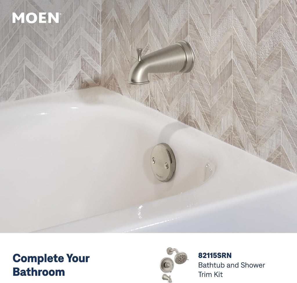 Moen Idora Centerset Bathroom Faucet, Spot Resist Nickel, 84115SRN