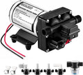 RV Water Pump 12 Volt DC 5.0GPM 55PSI Replacement For 4008-101-A65 Water Pump Self Priming Diaphragm Pump with Pressure Switch for RV Kitchen