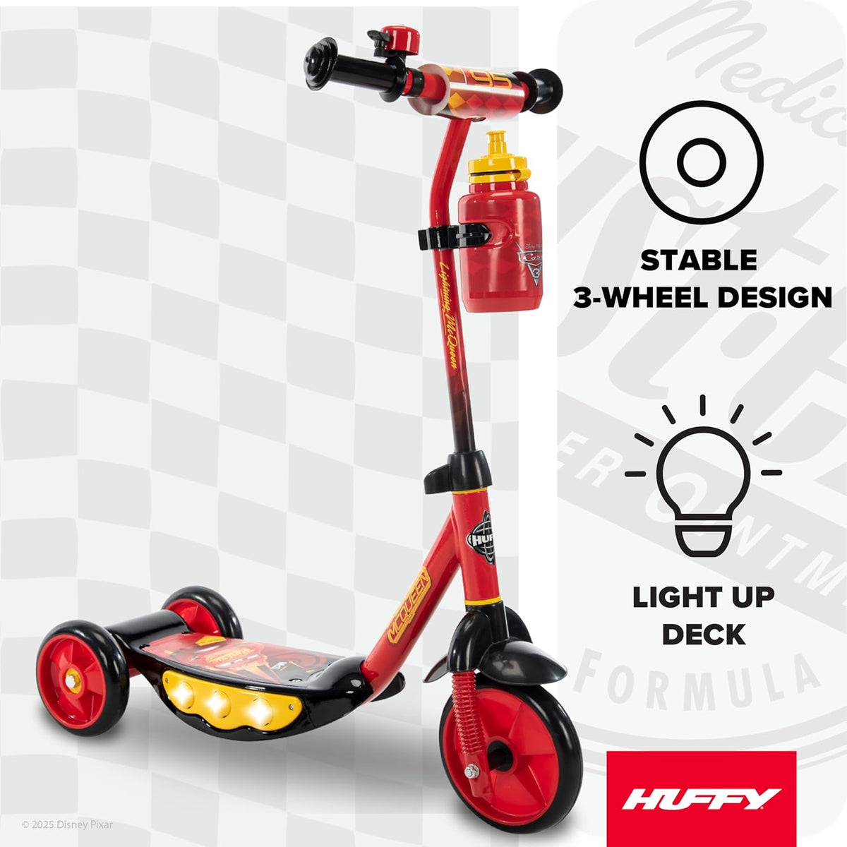 Huffy Toddler 3-Wheel Scooters, Multiple Colors/Character Graphics, Ages 3+