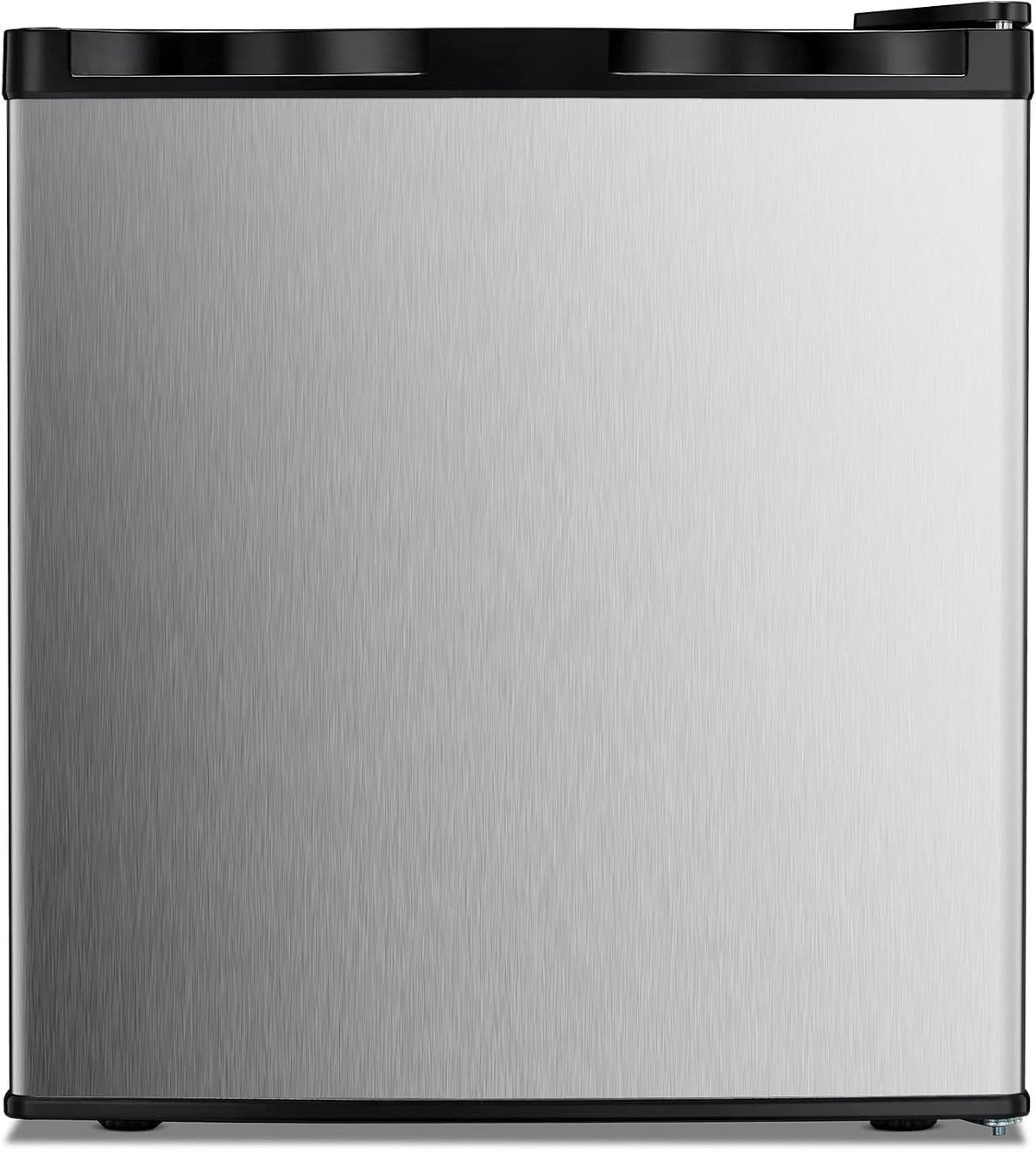 Kismile 1.1 Cu.ft Upright Mini Freezer for Dorms Apartment, Stainless Steel