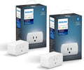 Philips Hue Smart Plug, White - 2 Pack - Turns Any Light Into a Smart Light - Control with Hue App - Compatible with Alexa, Google Assistant, and