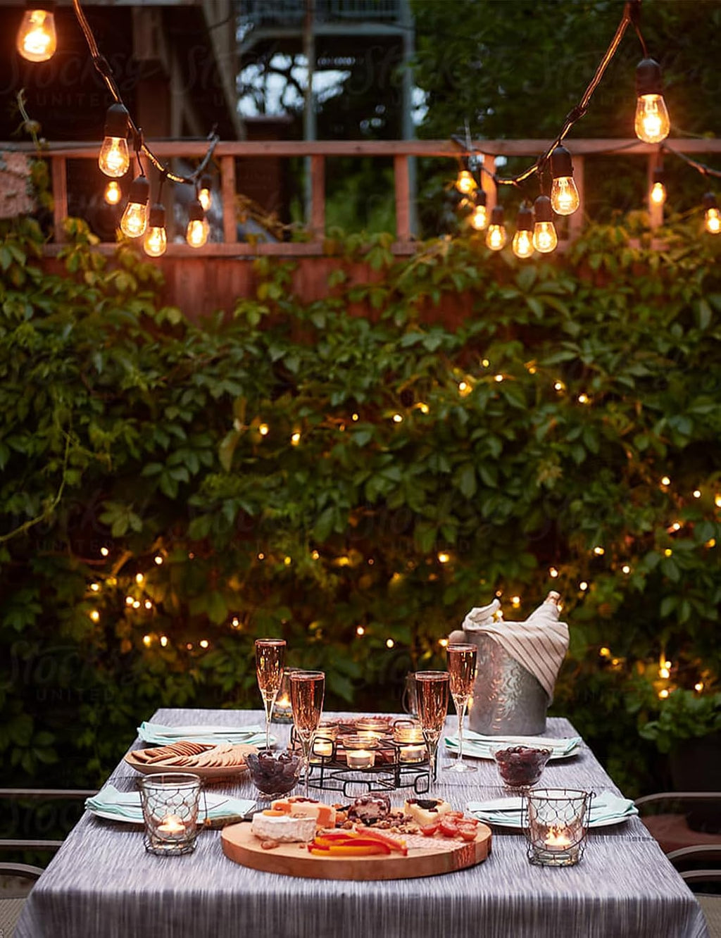Svater Outdoor String Lights 105 FT Outside Waterproof Commercial Grade ETL