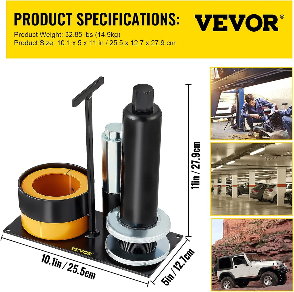 VEVOR Carrier & Pinion Bearing Puller with 3 Clamshells Pinion Puller Tool