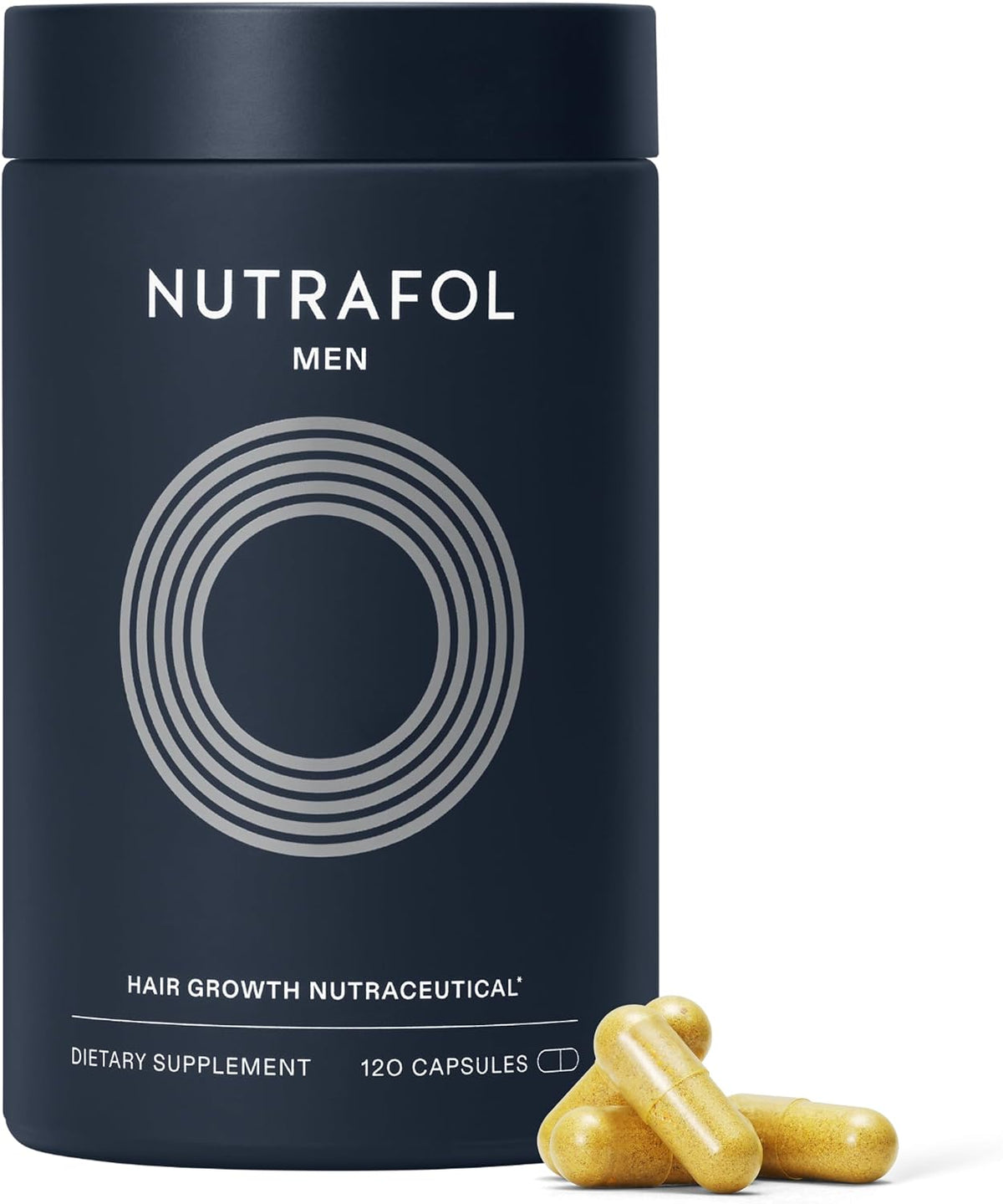 Nutrafol Men Hair Growth Supplements, Ages 18-49, 1-Month Bottle