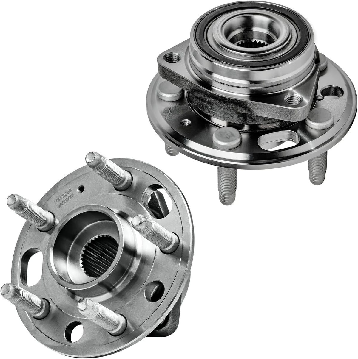 Detroit Axle - 2 Front Wheel Bearing Hubs Assembly for 13-15 Chevy Malibu