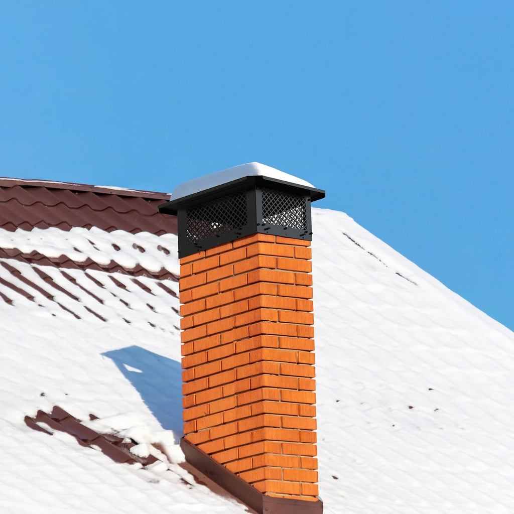 Stanbroil 14" x 19" Chimney Cap, Adjustable Fit Existing Outside Clay Flue