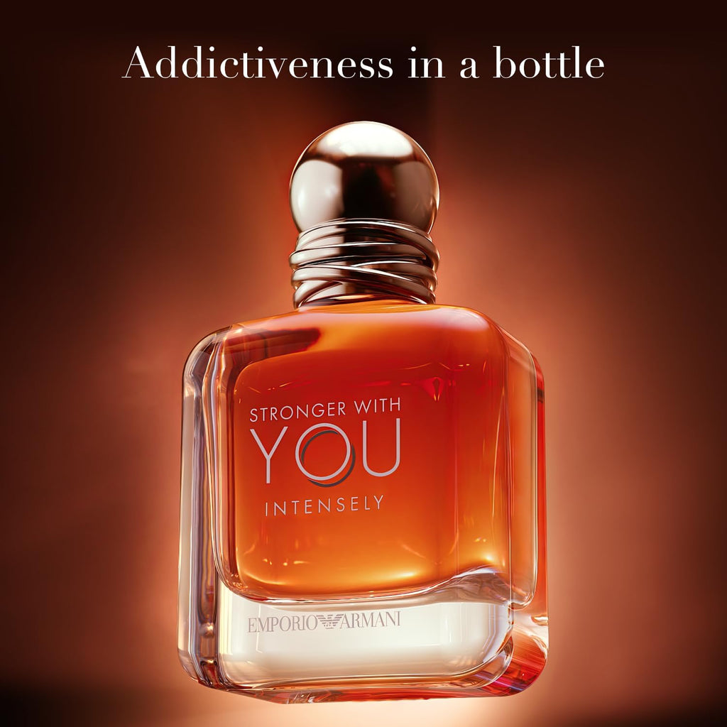 Armani Beauty Stronger With You Intensely - Warm & Spicy Cologne for Men
