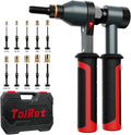 Rivet Nut Tool Kit, Rivnut Tool Kit with 10 Metric and SAE Mandrels