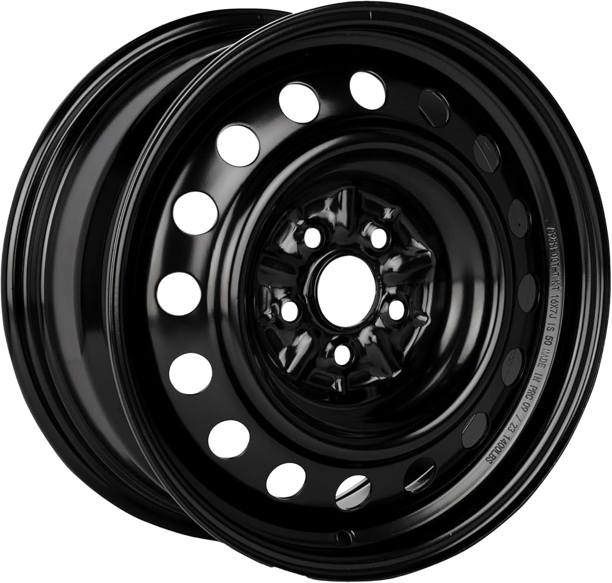 For 2009-2019 Toyota Corolla Rims 16 Inch Painted Black Car Rim - OE Direct Replacement - Road Ready Car Wheel