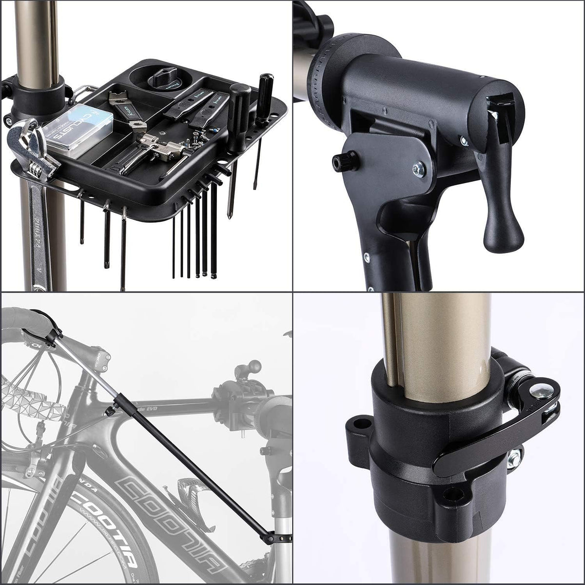 CXWXC Bike Repair Stand -Shop Home Bicycle Mechanic Maintenance Rack
