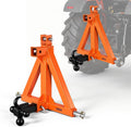 VEVOR 3 Point Trailer Hitch with 2" Receiver, 3 Pt Quick Hitch with 3 Trailer Balls, Tractor Tow Drawbar Adapter for Category 1, Kubota, Mahindra