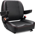 Universal Forklift Seat,Tractor Seat,with Micro Switch,Armrest and Safety Belt,for Tractor,Mower,Skid Loader,Telehandler,Backhoe,Excavator Dozer…