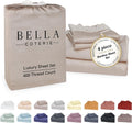 Bella Coterie Bamboo Viscose 34" Split Top King Sheets, Organically Grown
