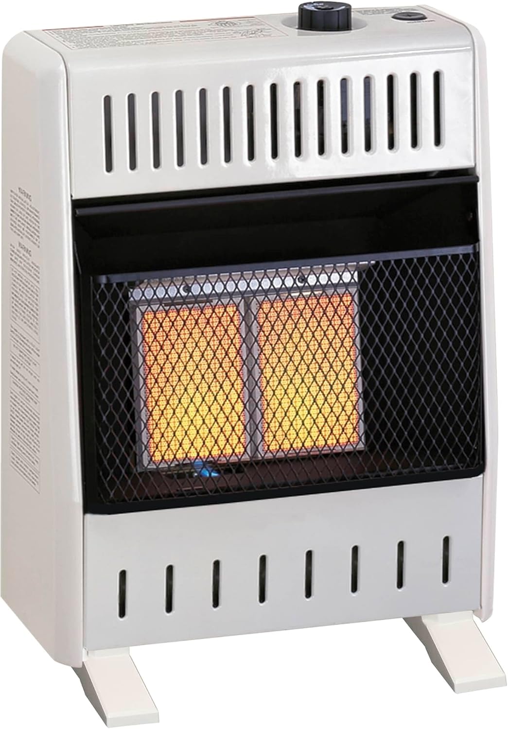 ProCom Heating Liquid Propane Ventless Infrared Plaque Heater With Base Feet - 10,000 BTU, T-Stat Control - Model# ML100TPA-B