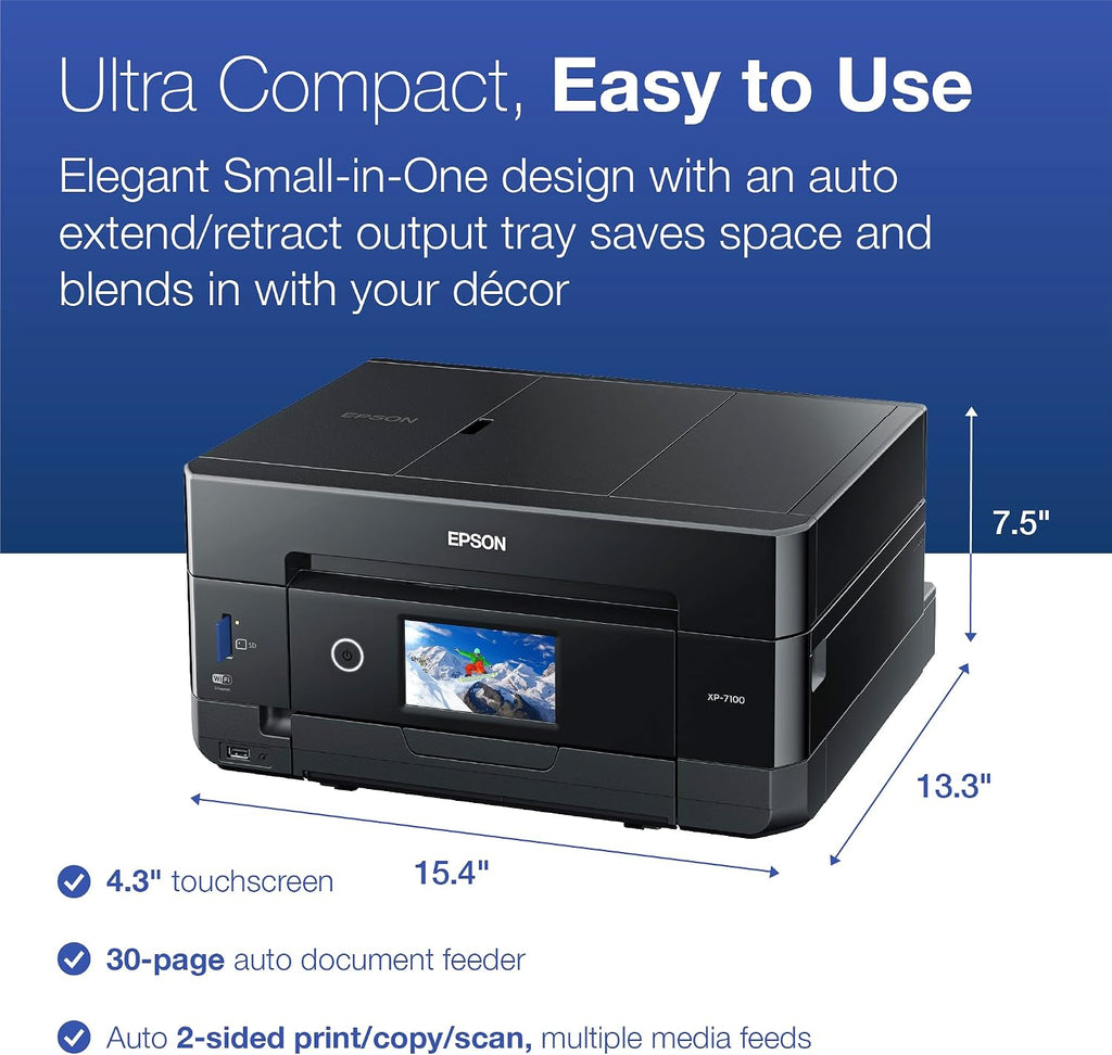 Epson Expression Premium XP-7100 Wireless Color All-in-One Inkjet Printer