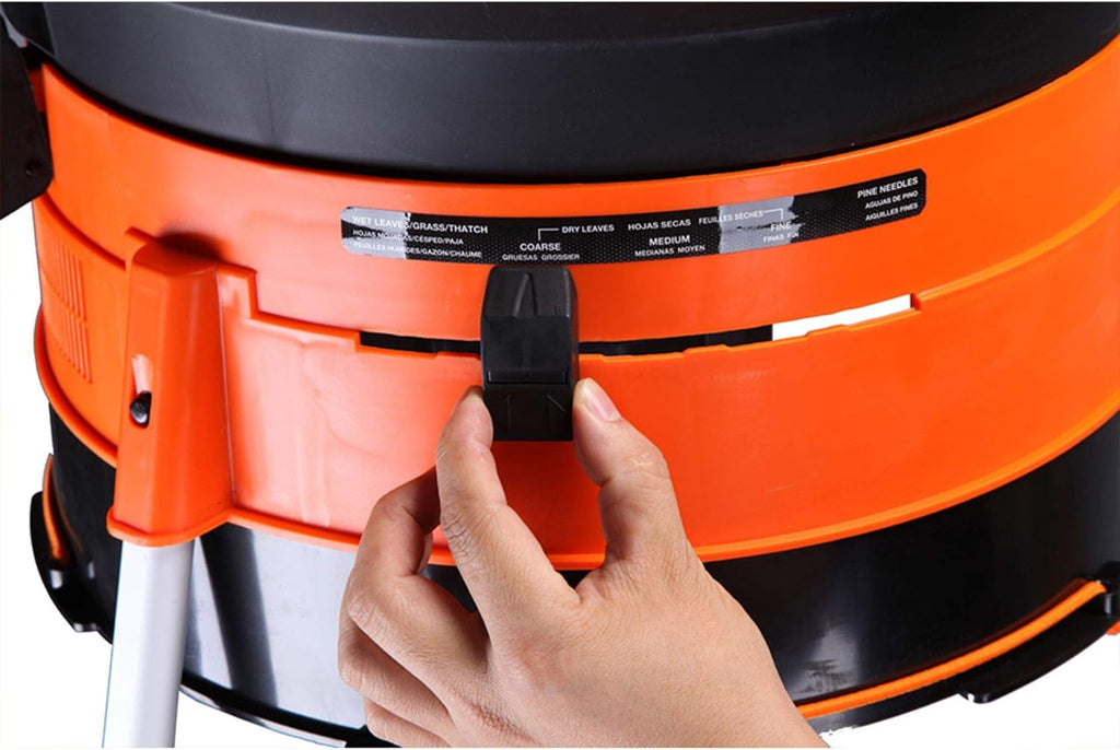 Yard Force YF8000LS Electric Leaf Mulcher/Shredder with Bonus Accessory Kit, One Size, Black/Orange