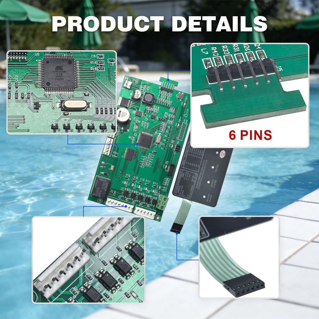 42002-0007S Pool Heater Control Board Kit 461105 Fit for Pentair MasterTemp