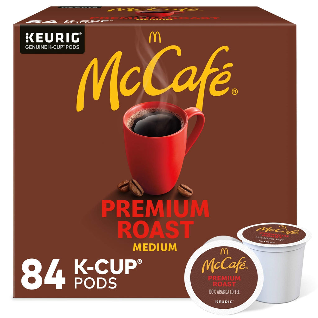 McCafe Premium Roast Medium Roast Coffee, K-Cup Pods, 84 Count
