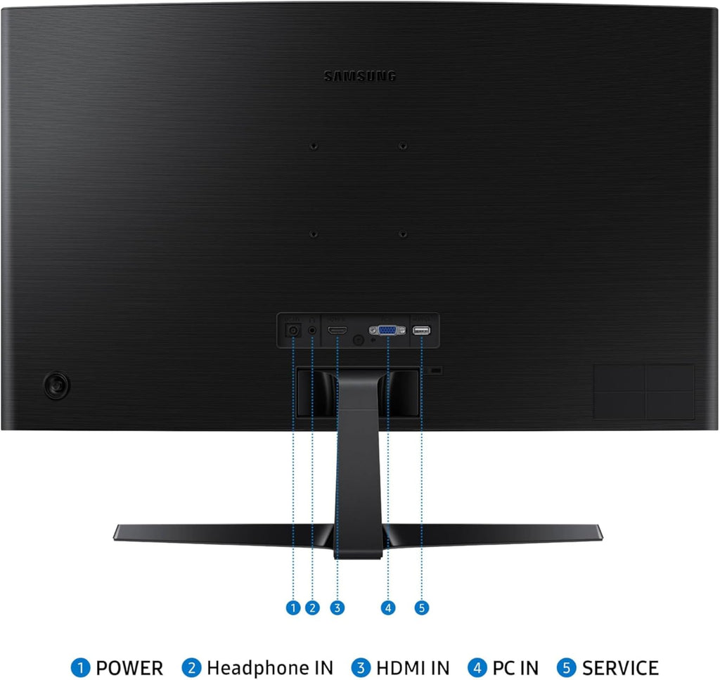 Samsung 27" Essential S3 (S36GD) Series FHD 1800R Curved Computer Monitor