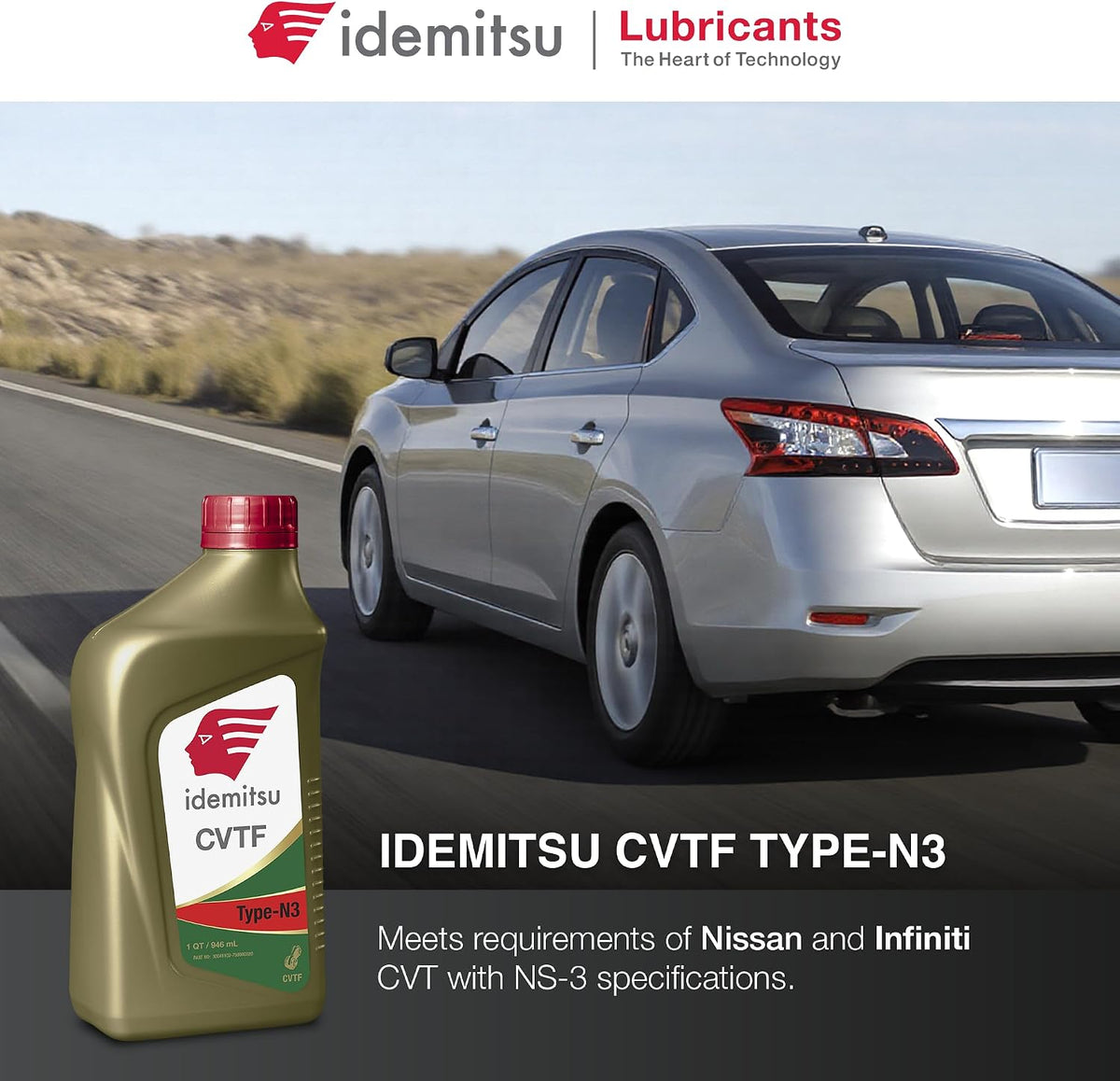 Idemitsu CVT Type N3 (NS-3) Transmission Fluid – 1 Qt, 6 Pack