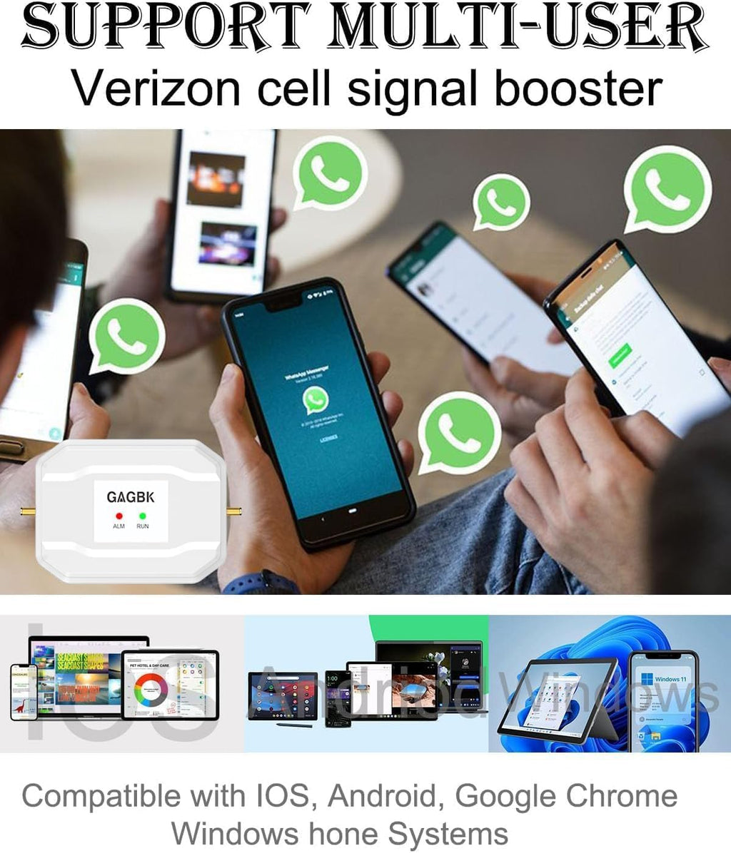 2026 Latest Verizon Cell Phone Signal Booster Verizon Signal Booster Cell Phone Booster 5G 4G LTE Band 13 Cellular Booster Straight Talk Signal