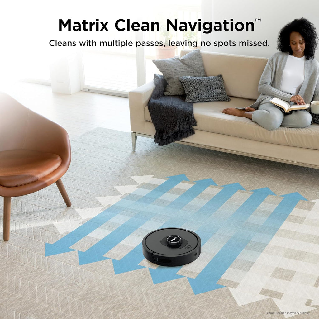 Shark AV2501S AI Ultra Robot Vacuum, with Matrix Clean, Home Mapping, 30-Day Capacity HEPA Bagless Self Empty Base, Perfect for Pet Hair, Wifi, Dark