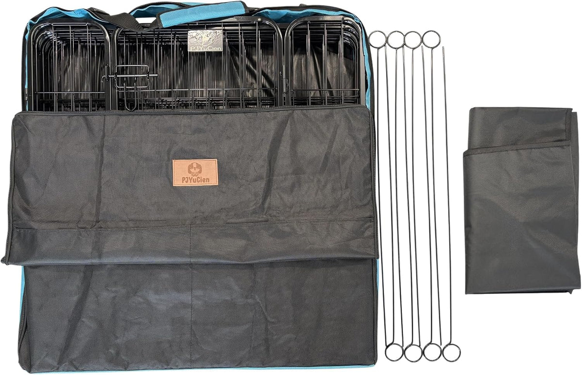 Puppy Playpen Plus Storage Bag with Bottom, 8 Panels 31.3" H