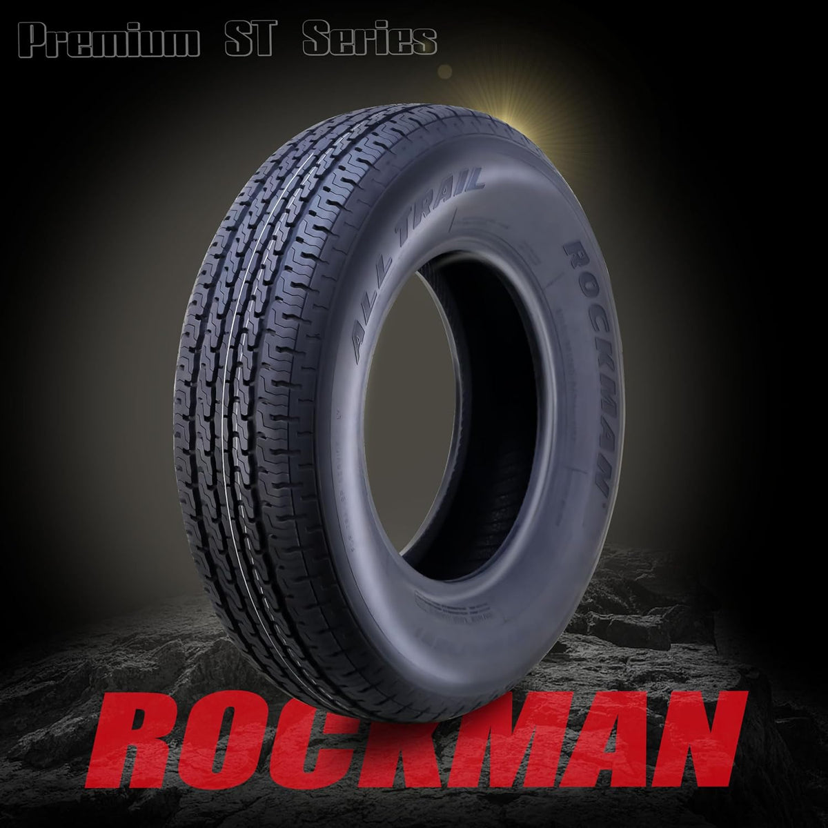 Trailer Tire ST205/75R15 8-Ply Load Range D 107M Radial 11166, Set4