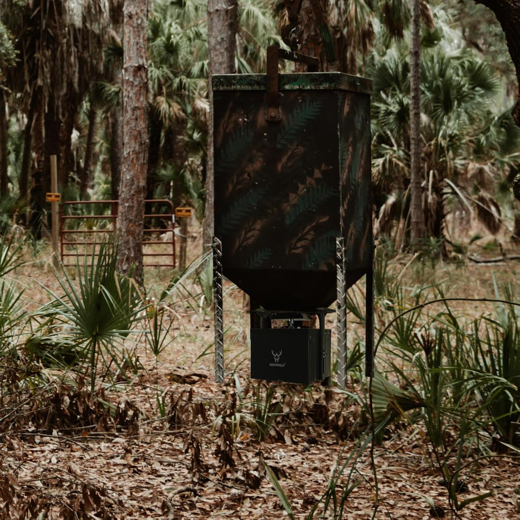Highwild 12V Digital Deer Feeder Kit for Hunting, up to 8 Feed Times