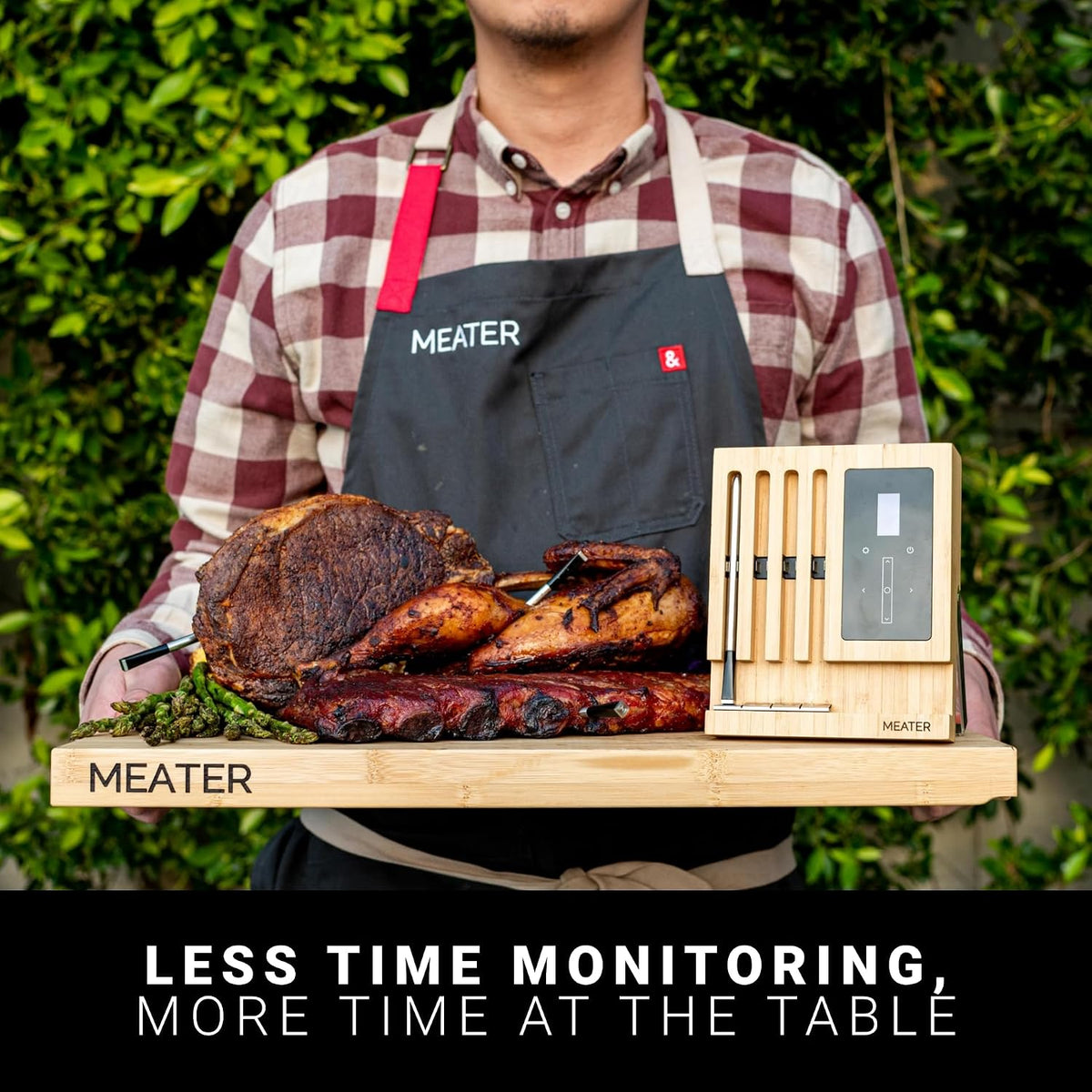 MEATER Block WiFi Smart Meat Thermometer, 4-Probe, Standalone Mode, BBQ