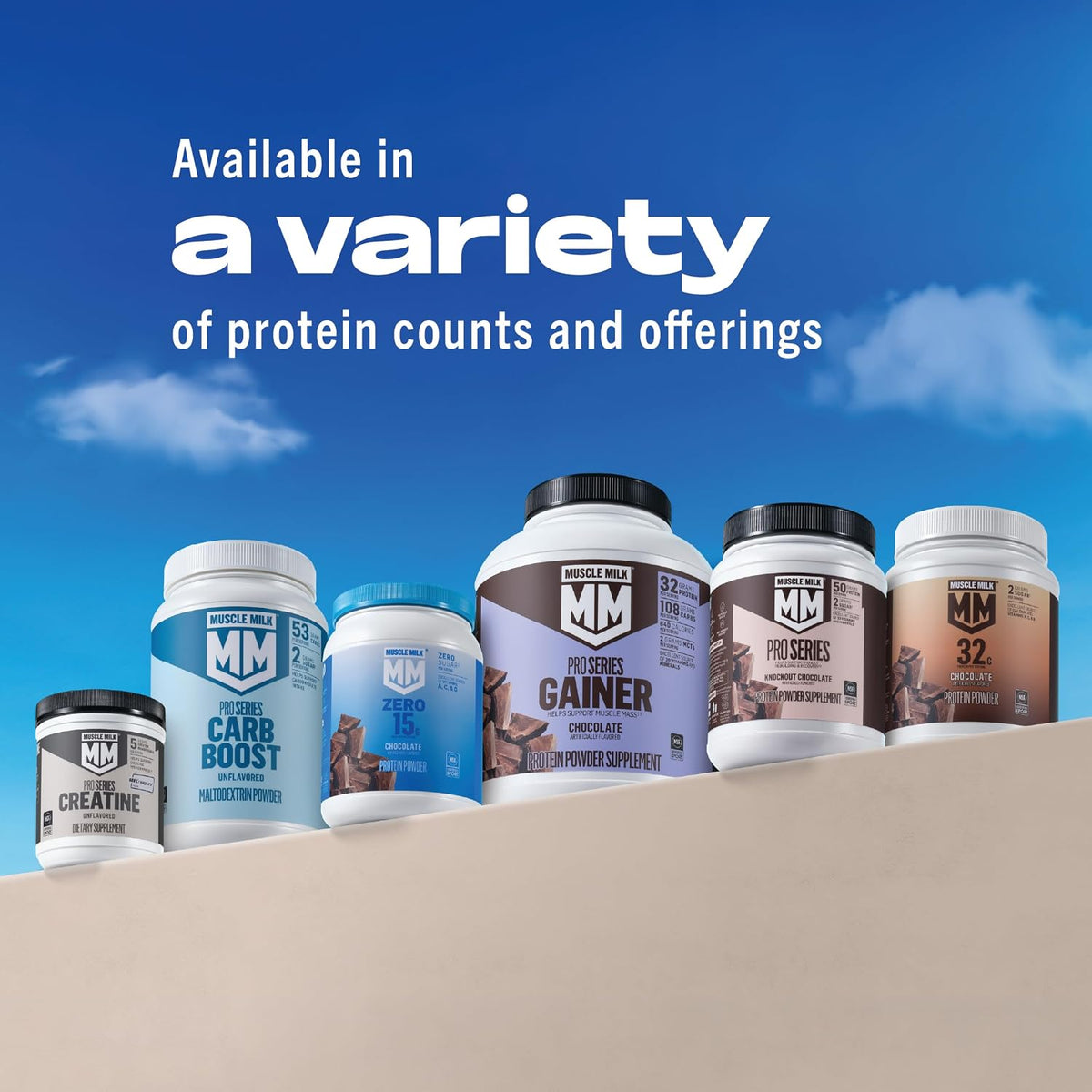 Muscle Milk Gainer Protein Powder, Vanilla Creme, 32g Protein, 5 Pound