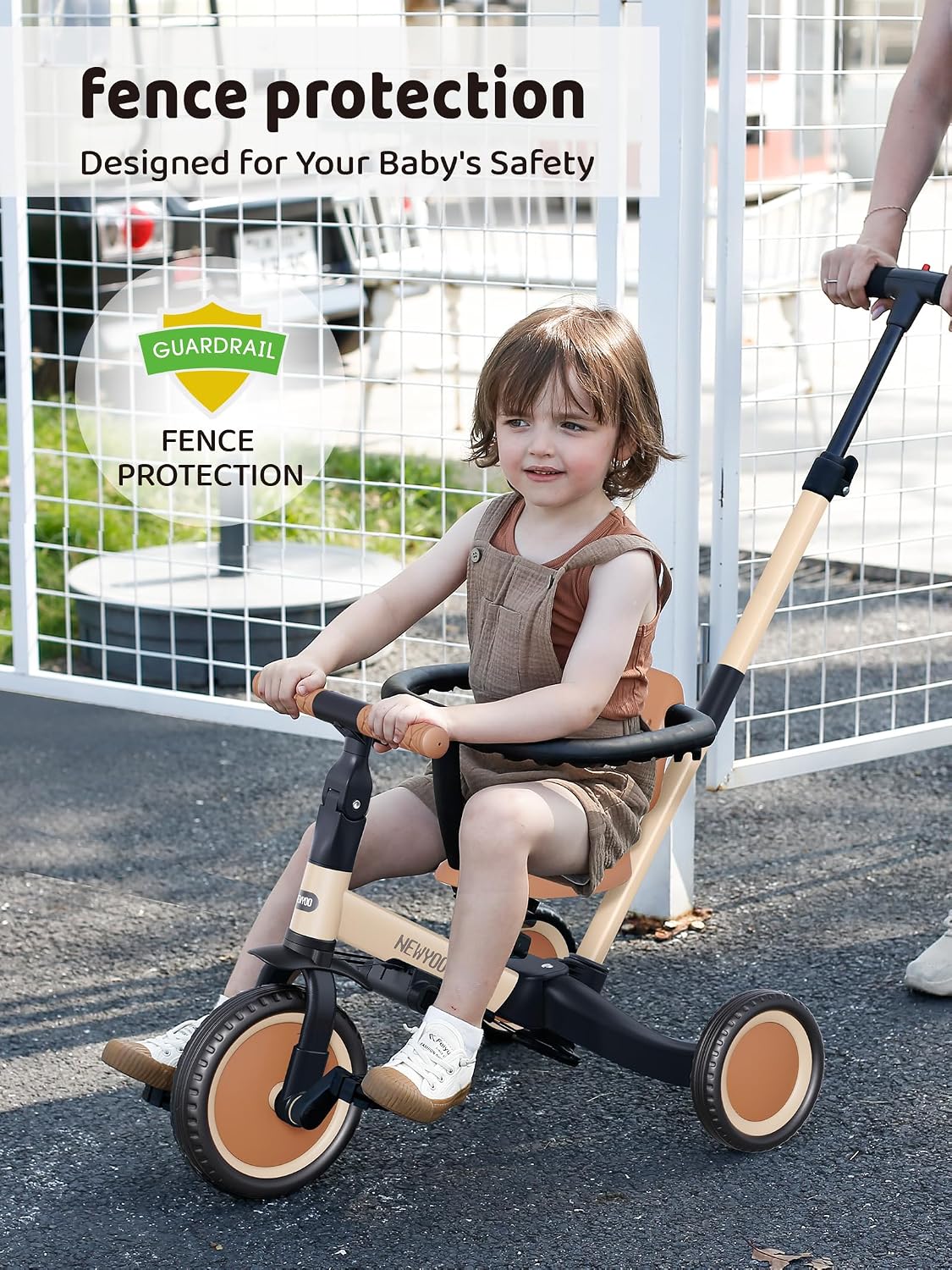 newyoo TR008 5-in-1 Tricycle for Toddlers 1-3, Toddler Bike, Birthday Gift