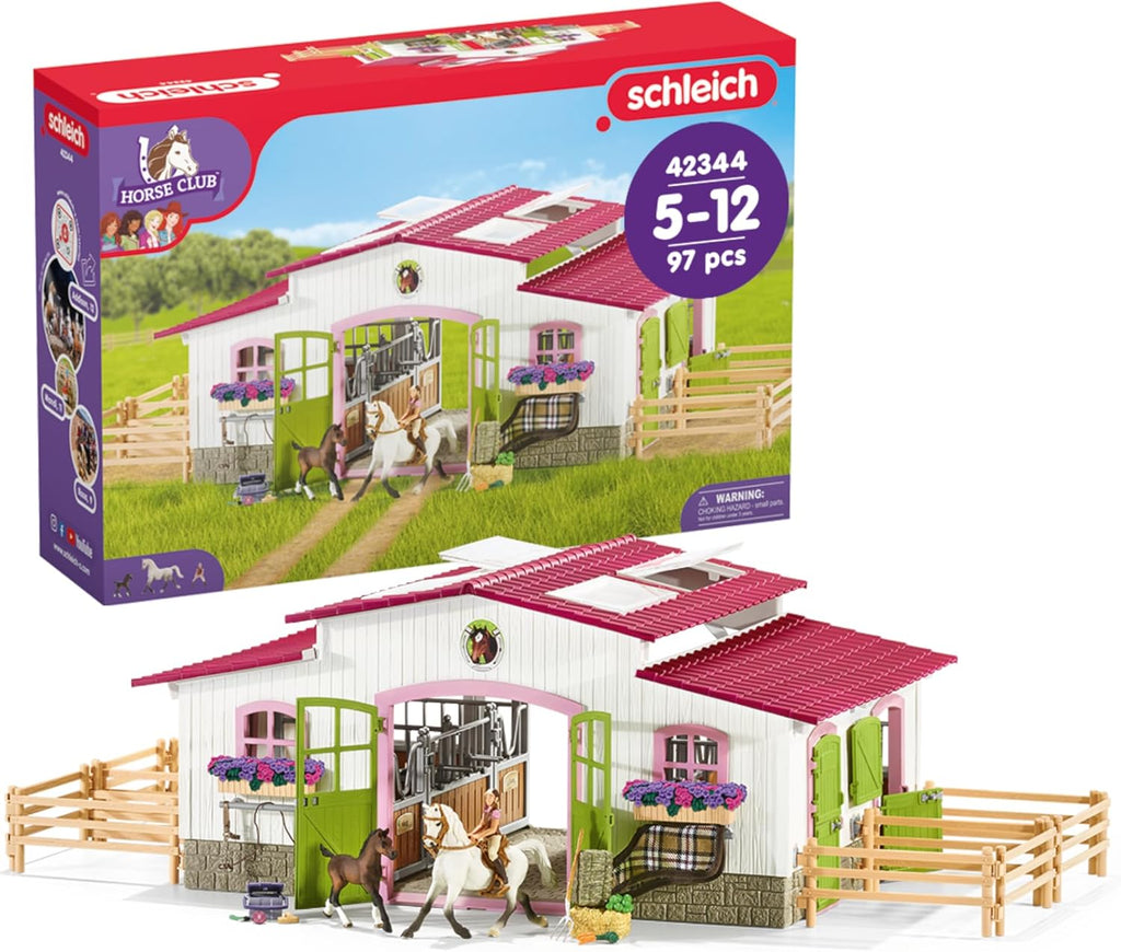 Schleich Horse Club - 97Pc Riding Center With Rider And Horses | 42344