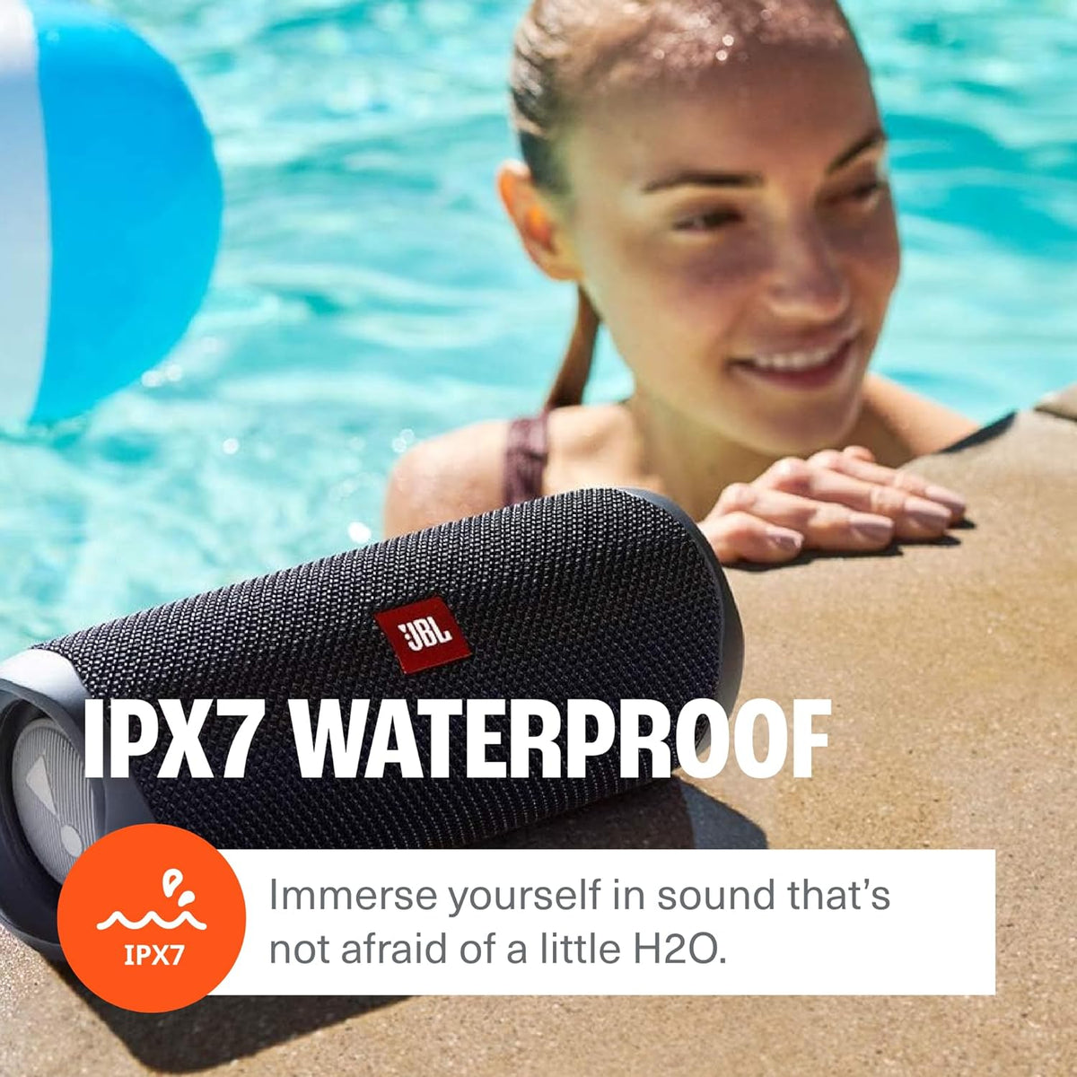 JBL FLIP 5, Waterproof Portable Bluetooth Speaker, Pink