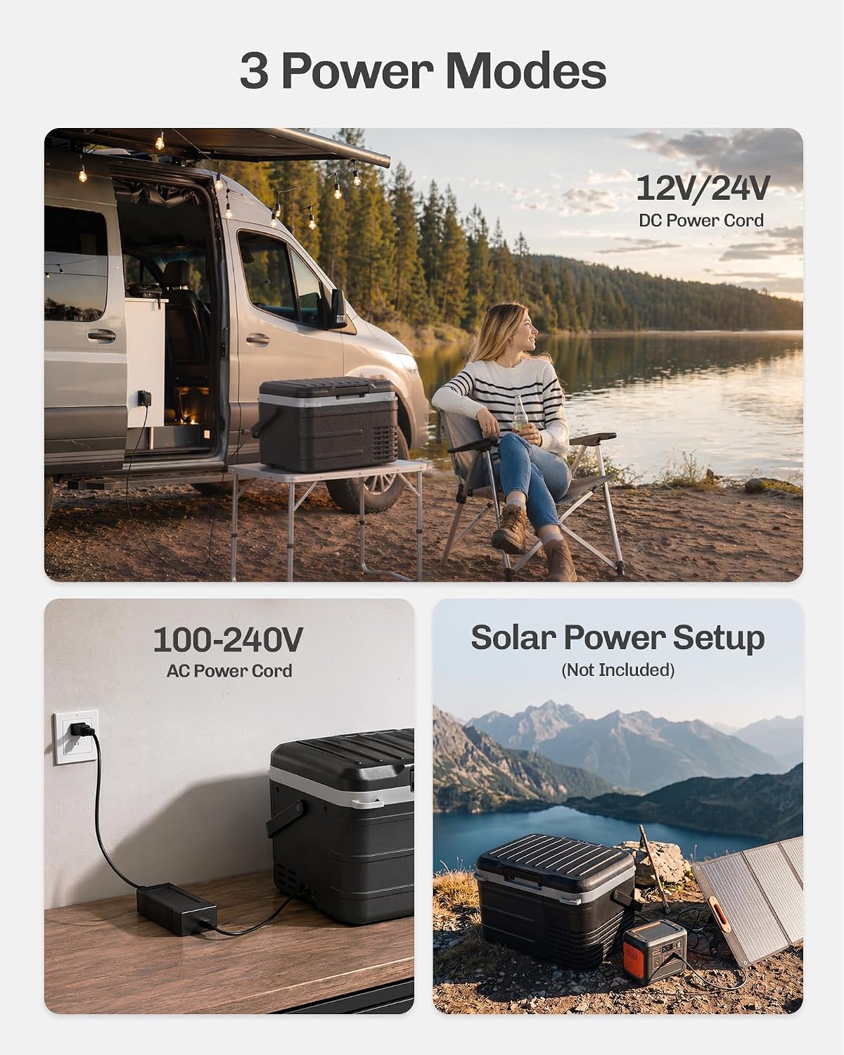 12V Refrigerator 11QT Portable Freezer Electric Cooler