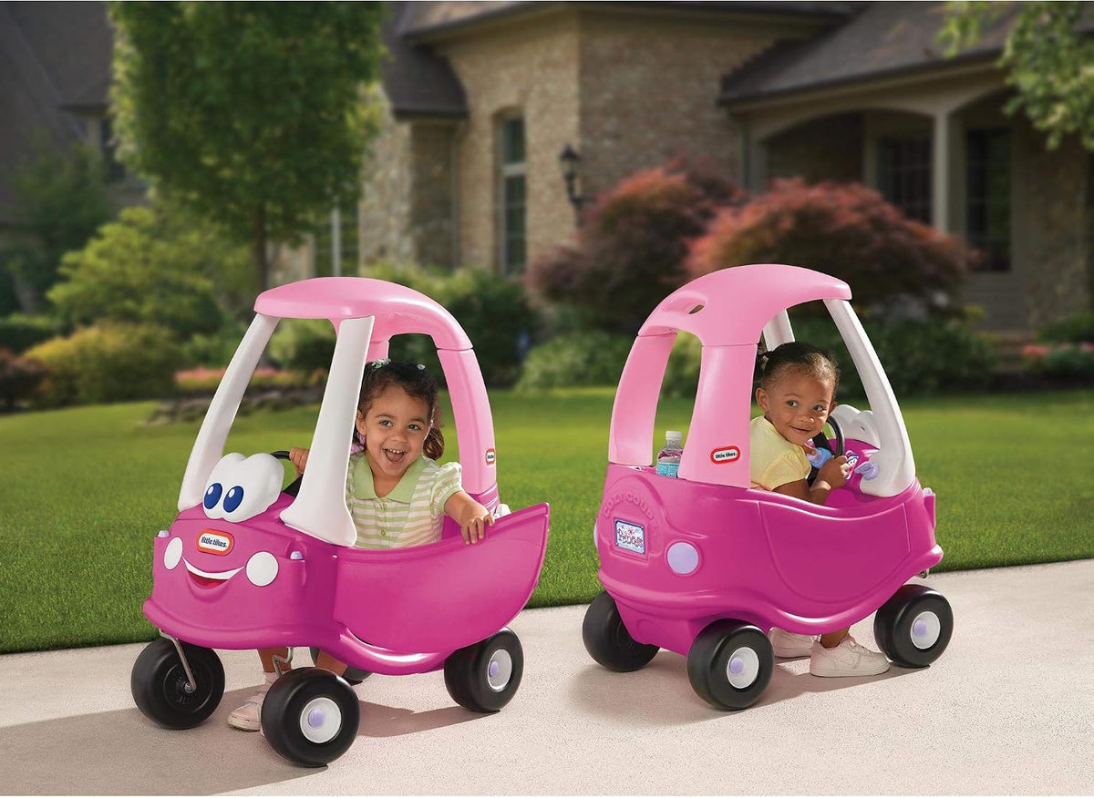 Little Tikes Princess Cozy Coupe Ride-On Toy - Toddler Car Push and Buggy Includes Working Doors, Steering Wheel, Horn, Gas Cap, Ignition Switch
