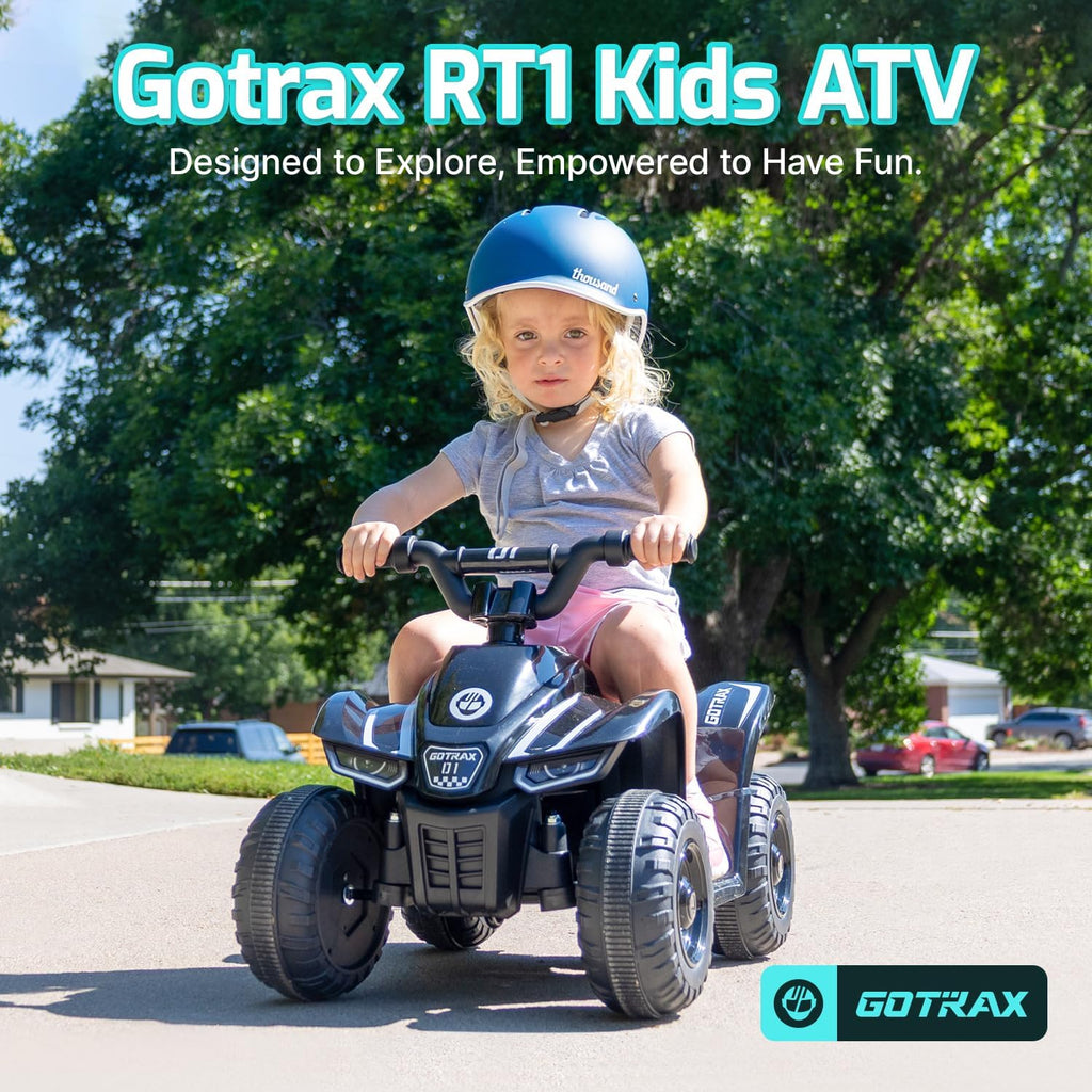 Gotrax Ride on Toy for Toddlers 1.5-4, 12V Battery for 80Mins, Max 1.5MPH