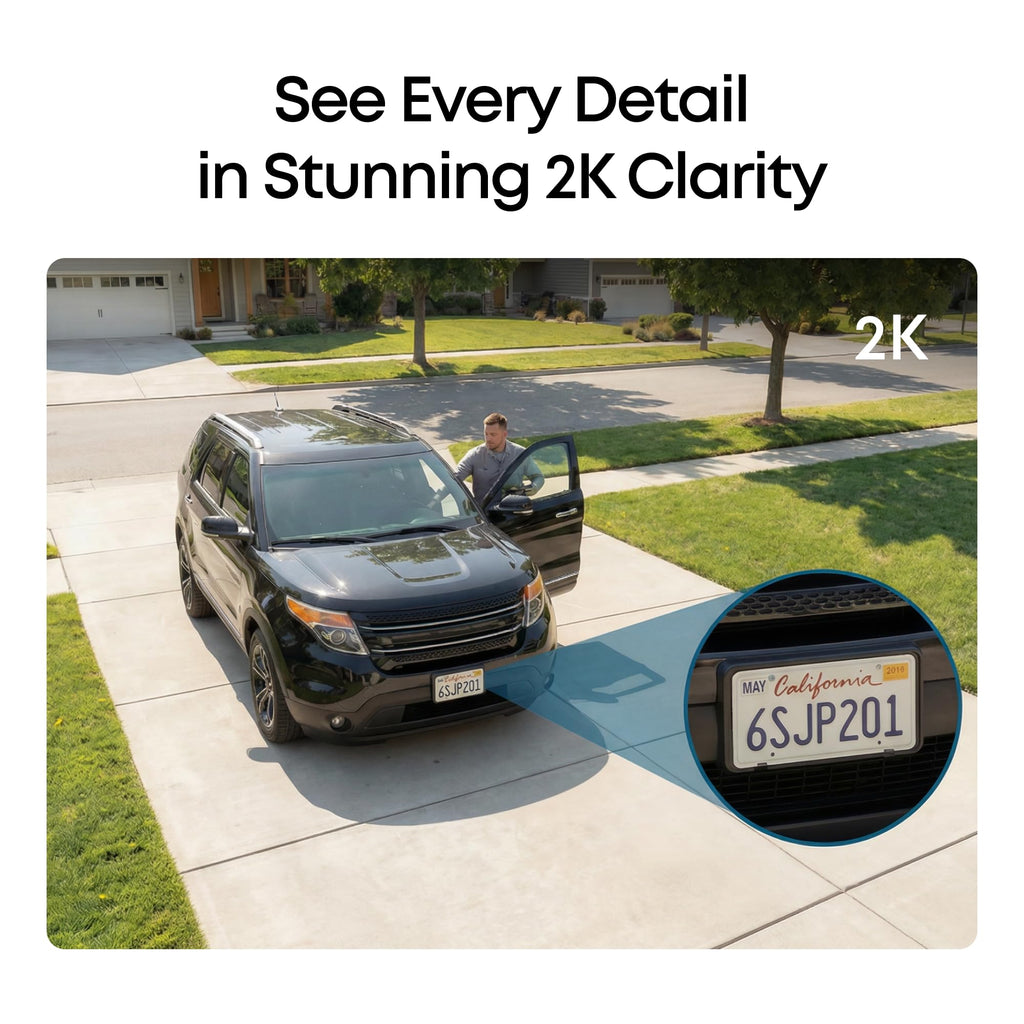 eufy Security eufyCam C37, Solar Cameras Wireless Outdoor,2K Resolution