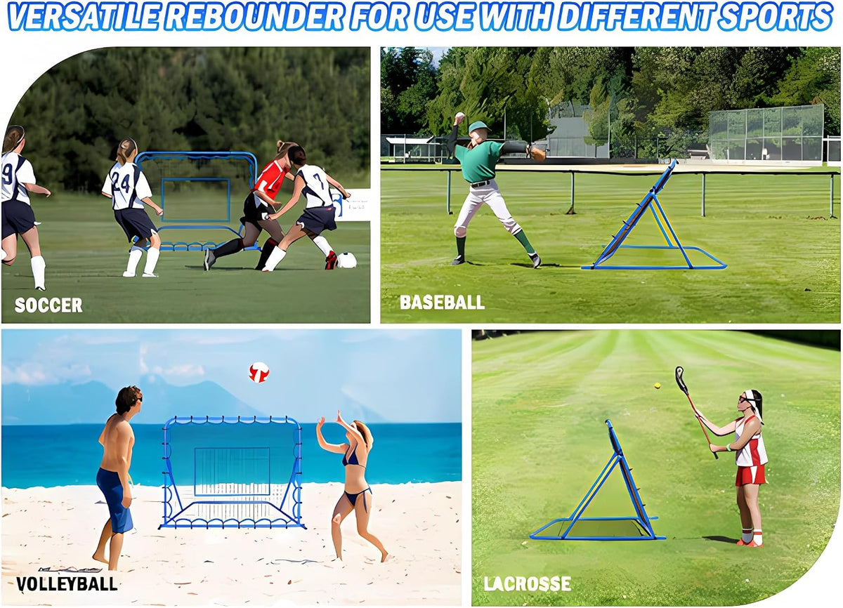 Soccer Baseball Rebounder Soccer Goal Net, Volleyball Rebound Pitchback Net