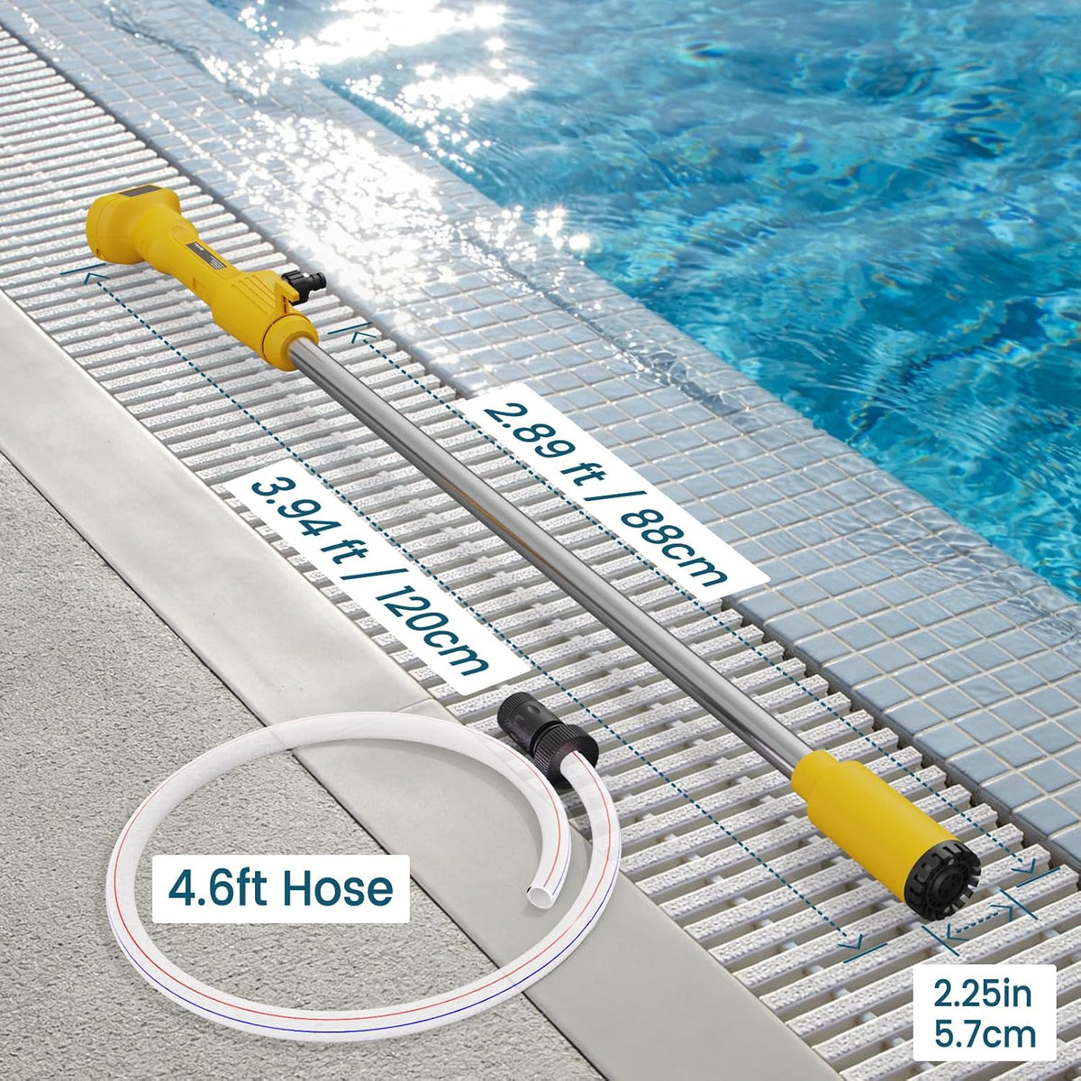 Cordless Stick Water Transfer Pump Compatible with Dewalt 20V Battery