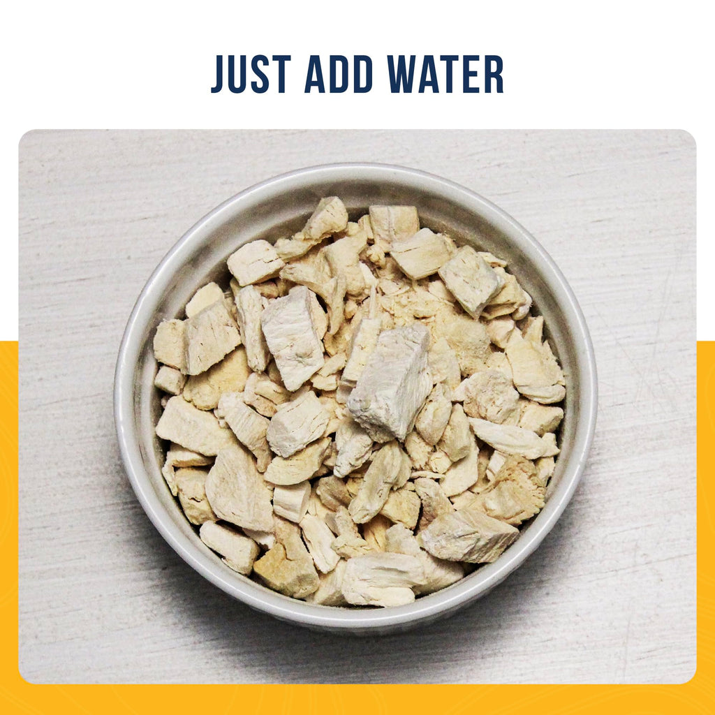Augason Farms Cooked Freeze Dried White Meat Chicken Dices Can