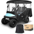 10L0L 4 Passenger Golf Cart Enclosure, 86" Roof Fit, Waterproof 600D