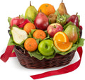 A Gift Inside Fresh Fruit Basket with Comice Pears, Apples, Kiwi & Citrus – Mixed Fresh Fruit Gift Basket for Every Occasion
