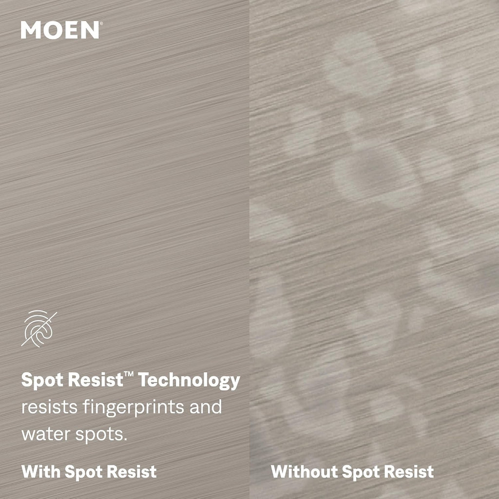 Moen Idora Centerset Bathroom Faucet, Spot Resist Nickel, 84115SRN