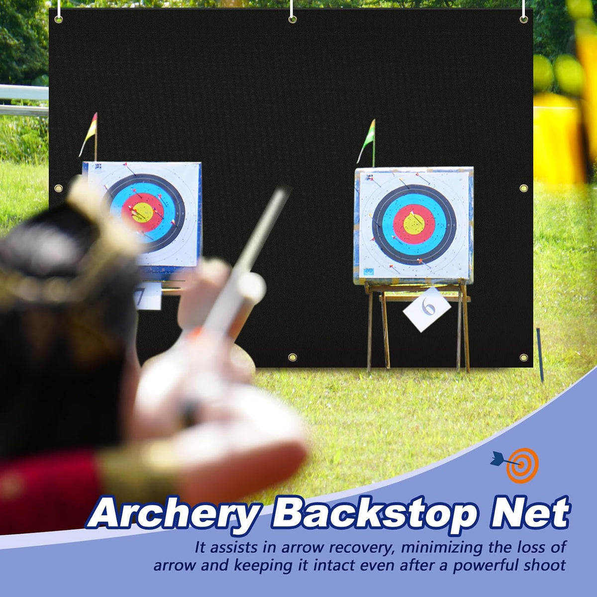 Silipull Archery Backstop Netting